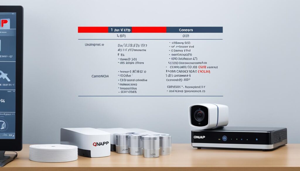 Limitations of QNAP IP Cameras