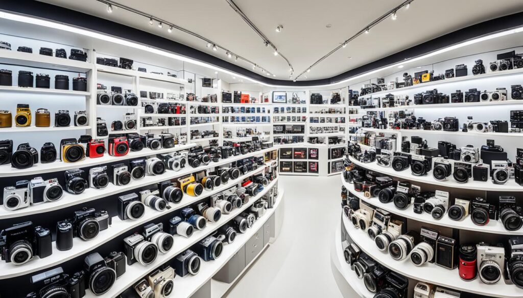 variety of cameras in Japan