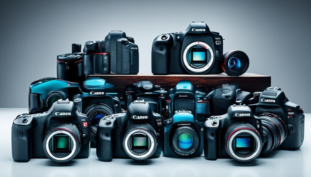 Canon camera lineup